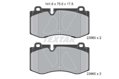 Pastilhas de freio TEXTAR 23960 01