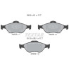 Pastilhas de freio TEXTAR 24022 01