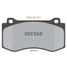 Pastilhas de freio TEXTAR 2407501