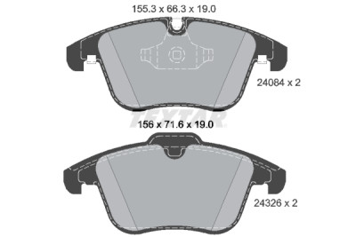 Pastilhas de freio TEXTAR 24084 01