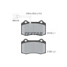 Pastilhas de freio TEXTAR 2414301