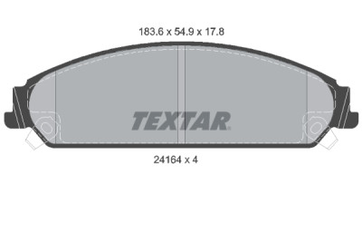 Pastilhas de freio TEXTAR 24164 01