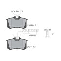 Pastilhas de freio TEXTAR 24211 01