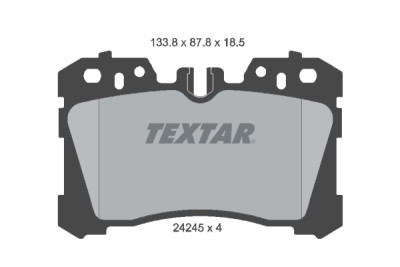 Pastilhas de freio TEXTAR 24245 01