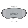 Pastilhas de freio TEXTAR 24544 01