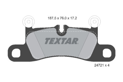 Pastilhas de freio TEXTAR 2472101