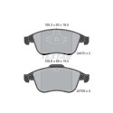 Pastilhas de freio TEXTAR 2487-001