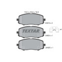Pastilhas de freio TEXTAR 24910 01