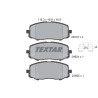 Pastilhas de freio TEXTAR 24910 01
