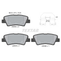 Pastilhas de freio TEXTAR 24934 01