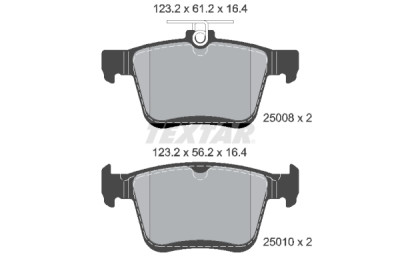 Pastilhas de freio TEXTAR 25008 01