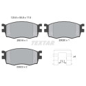 Pastilhas de freio TEXTAR 25019 01
