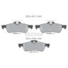 Pastilhas de freio TEXTAR 25054 01