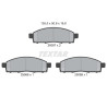 Pastilhas de freio TEXTAR 2508701