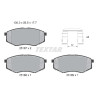 Pastilhas de freio TEXTAR 25187 01