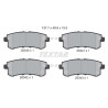 Pastilhas de freio TEXTAR 2534001