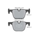 Pastilhas de freio TEXTAR 2551401