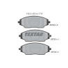 Pastilhas de freio TEXTAR 2572201