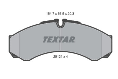 Pastilhas de freio TEXTAR 2912112