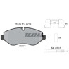 Pastilhas de freio TEXTAR 2922 901