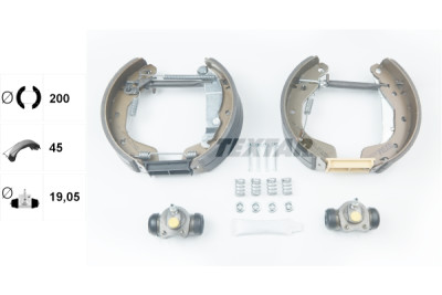 Sapatas de freio TEXTAR 84044900