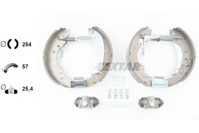 Sapatas de freio TEXTAR 84047900