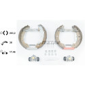 Sapatas de freio TEXTAR 84049500