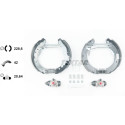 Sapatas de freio TEXTAR 84050000