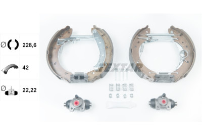 Sapatas de freio TEXTAR 84052900