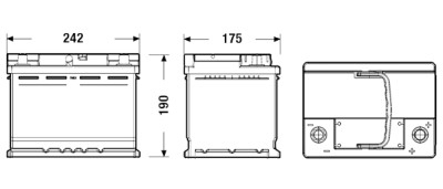 Bateria TUDOR Start-Stop EFB TL600