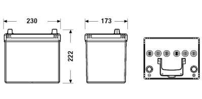 Bateria TUDOR Start-Stop EFB TL604