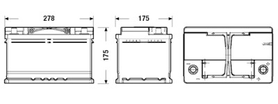Bateria TUDOR Start-Stop EFB TL652