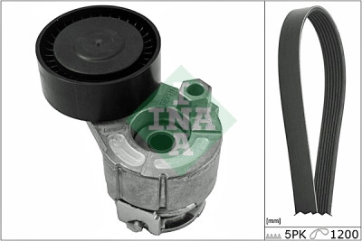 INA 529 0015 10 Conjunto de correias em V nervuradas