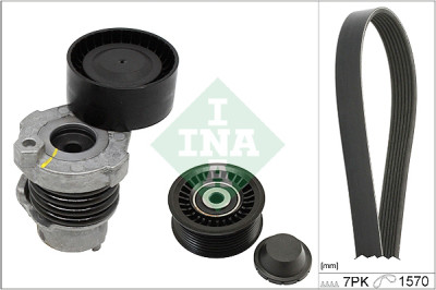 INA 529 0187 10 Conjunto de correias em V nervuradas