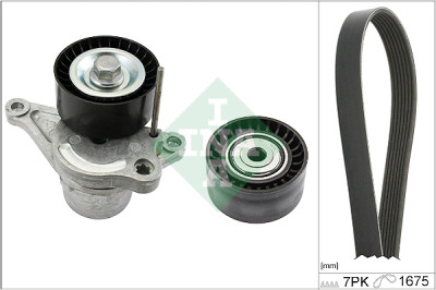 INA 529 0355 10 Conjunto de correias em V nervuradas