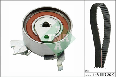 Conjunto de correia dentada INA 530 0147 10
