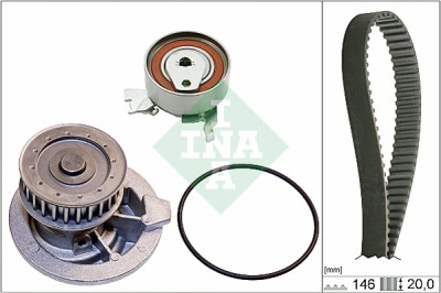 Bomba de água + Kit correia de distribuição