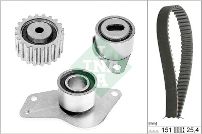 Conjunto de correia dentada INA 530 0185 10