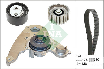 Bomba de água + kit de correia dentada