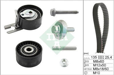 Conjunto de correia dentada INA 530 0369 10