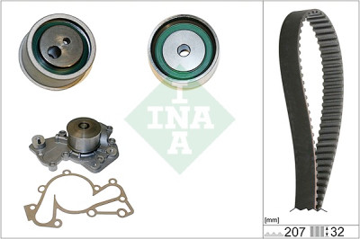 Bomba de água + kit de correia dentada