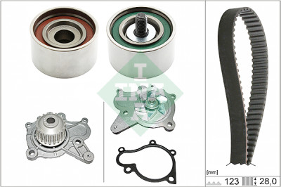 Bomba de água + kit de correia dentada
