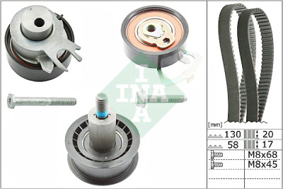Conjunto de correia dentada INA 530 0538 10