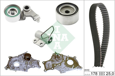 Bomba de água + kit de correia dentada