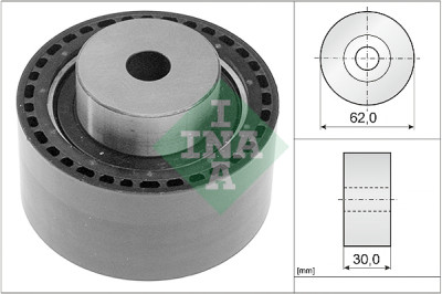 Polia defletora/guia, correia dentada INA 532 0460 10
