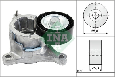 Braço tensor, correia INA 534 0022 10 poli V
