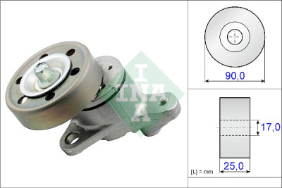 Braço tensor, correia INA com nervuras em V 534 0437 10