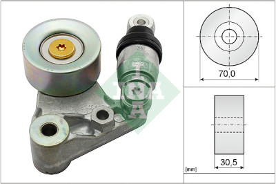 Braço tensor, correia INA com nervuras em V 534 0629 10