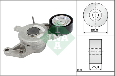 Braço tensor, correia INA com nervuras em V 534 0657 10