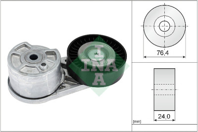 Braço tensor, correia INA com nervuras em V 534 0727 10